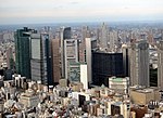 Shiodome Area from Tokyo Tower